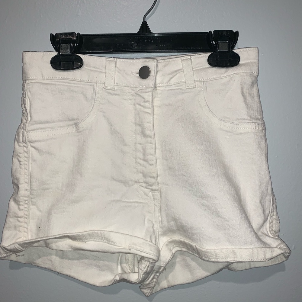 Brandy Melville White Highwaisted Shorts